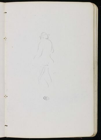 Croquis d'homme de dos, image 1/1