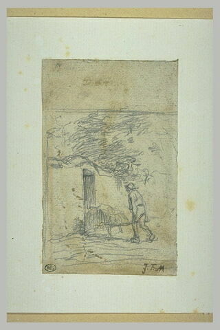 Etude pour l'Homme à la brouette (1852), image 1/1