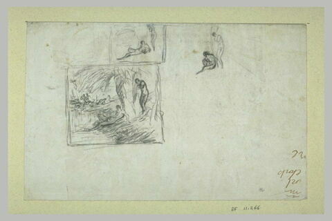 Etudes pour le Bain de la gardeuses d'oies, image 1/1