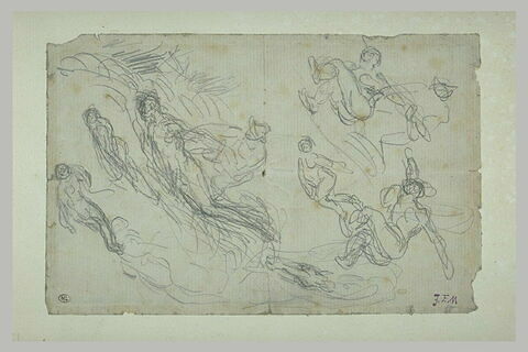 Figure nues, volant dans les airs, image 1/1