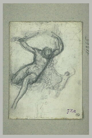 Femmes nues, volant dans les airs, image 1/1