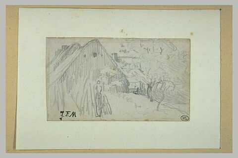 Maisons rustiques entourées d'arbres, image 1/1