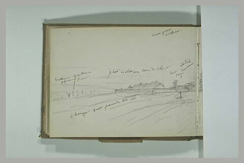Paysage panoramique, aux abords d'un village, image 1/2