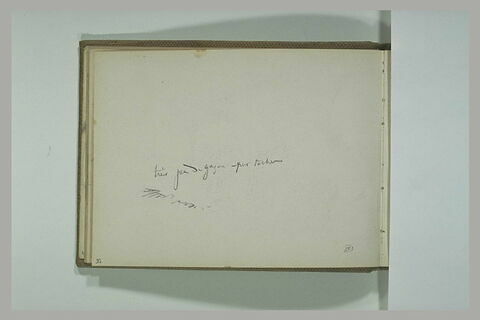 Notes manuscrites ; traits, image 1/1