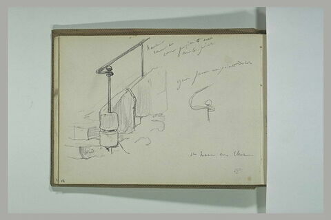 Rampe d'escalier, et détail avec la boule de pilastre, image 1/1