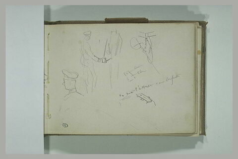 Etudes de soldat et de détails de l'uniforme, image 1/1