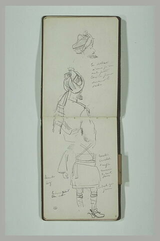 Etude de costume militaire, image 2/2