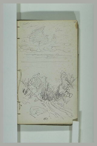 Etude de ciel et paysage, image 1/1