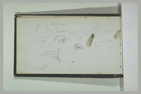 Détails de clairon, et notes manuscrites, image 1/1