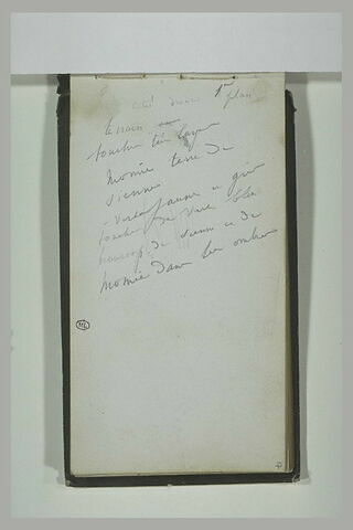 Notes manuscrites, image 1/1