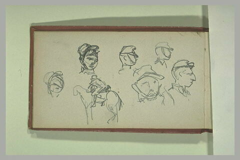 Têtes de soldats ; cavalier, image 1/1