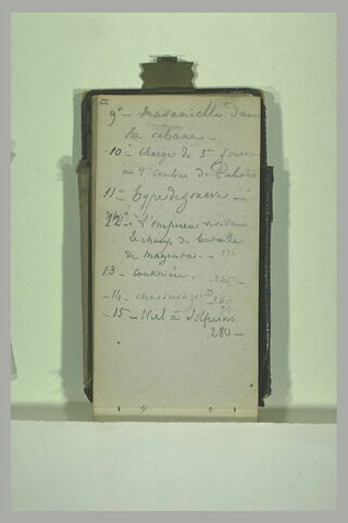 Notes manuscrites, image 1/1