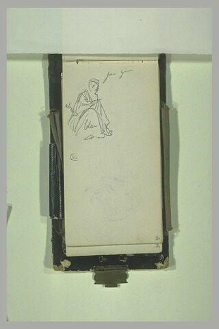 Figure assise en costume oriental, image 1/1