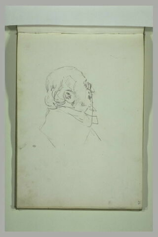 Portrait d'homme en buste, de profil, image 2/2