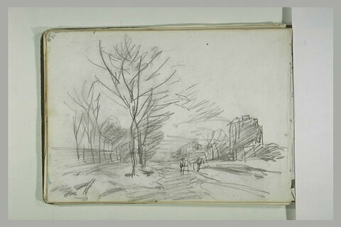 Boulevard sous la neige, image 2/2