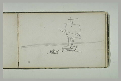 Barque et croquis de bateau de pêche, image 2/2