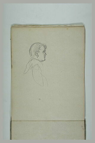 Tête d'homme, de profil, image 1/1