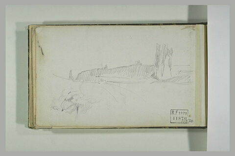 Paysage boisé avec une falaise, image 1/1