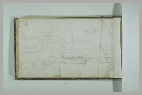 Un port ; croquis de canon ; figure, image 1/1