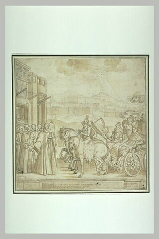 Louis XIII, l'Infante Anne d'Autriche, Marie de Médicis, entrant à Paris, image 2/2