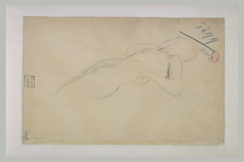 Femme nue, couchée, image 2/2