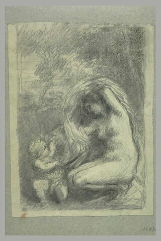 Nymphe et amour, image 1/1