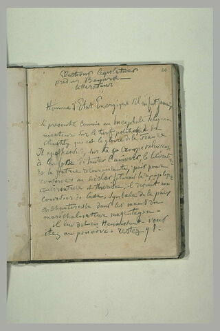 Déclaration électorale de Bayard Pradier, datée du 19-2-1876, image 1/1