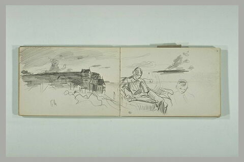 Jeune homme assis dans un fauteuil et visage de trois quarts, image 2/4