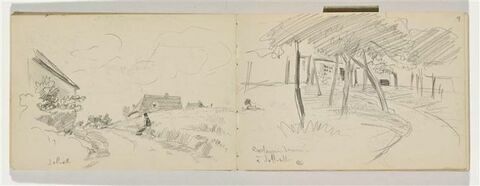 Figure d'homme assis en bordure d'un chemin, à Sotteville, image 4/4