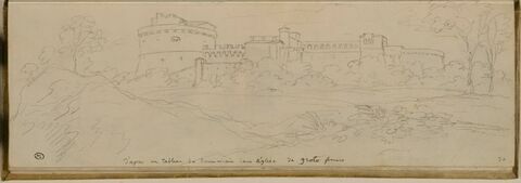 Copie d'une fresque de l'église Saint-Nil de Grotta Ferrata, image 1/1