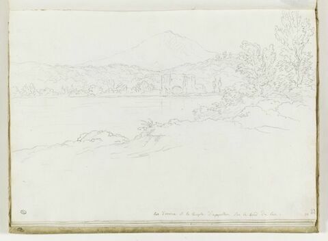 Vue du lac d'Averne et du temple d'Apollon, image 1/1