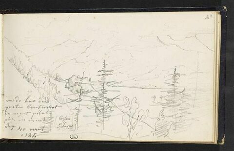 Vue du lac des Quatre-Cantons et le mont Pilate, prise du mont Rigi, image 1/2