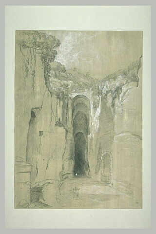 Entrée de la grotte du Pausilippe