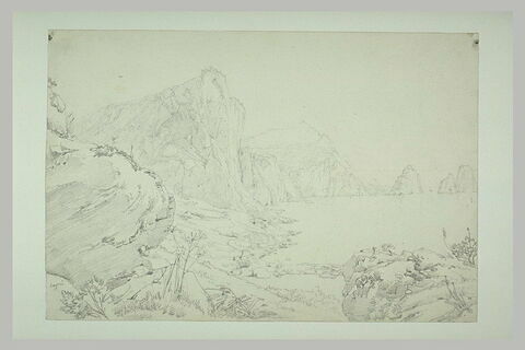 Capri : rochers dominant la mer, image 2/2