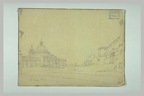 Eglise de l'Ariccia avec le palais Chigi, image 1/1