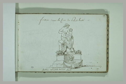 Fontaine de la cour du Palais Lante