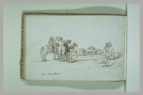 Groupe de personnages, via Ciancaleone à Rome, image 1/1