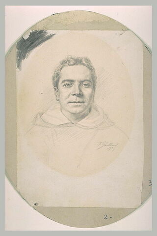 Portrait du P. Didon, de face, en buste