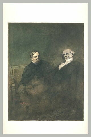 Portraits de Joseph Prudhomme et de Henry Monnier, image 2/3