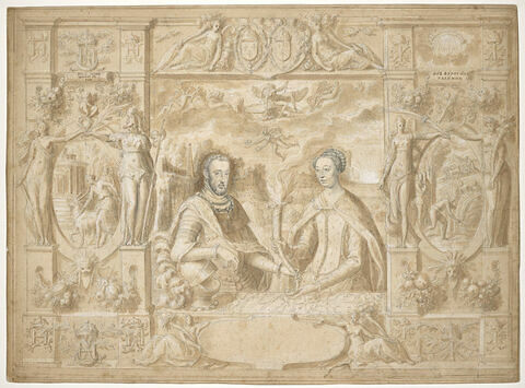 Portrait d'Henri II et de Catherine de Médicis