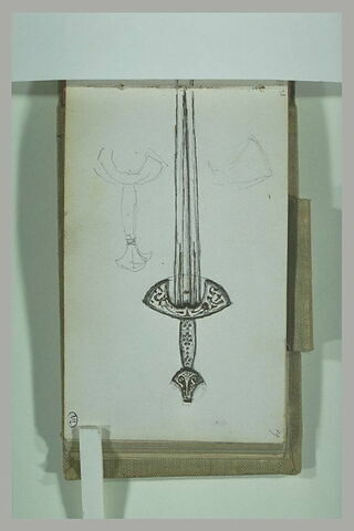 Etude d'une épée et reprise partielle de la dague, image 1/2