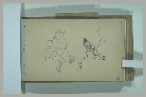 Satyre et oiseau sur une branche, image 1/1