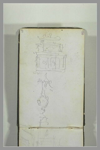 Croquis d'élément décoratif, et d'un meuble, image 1/1