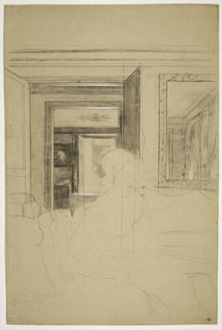 Etude pour le portrait de Paule Gobillard, née Morisot, image 1/2