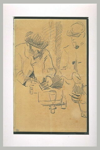 Cézanne gravant auprès du Docteur Gachet, ou 'La Morsure', image 2/2