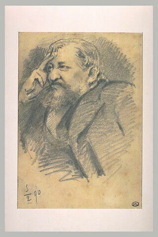 Portrait d'Ernest Hoschedé (1837-1891), collectionneur et critique