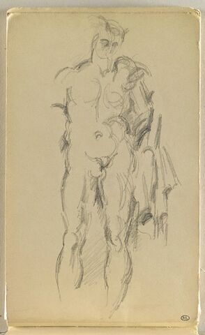 Statue d'homme nu, image 1/2