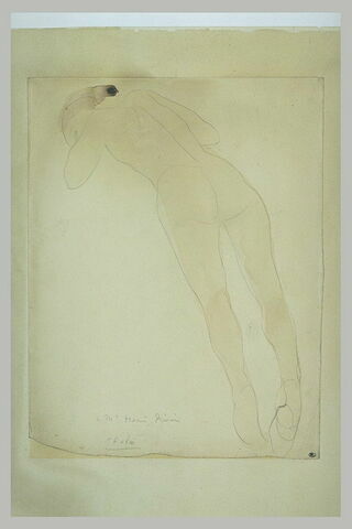 Femme nue, de dos, étendue sur le ventre, image 2/2