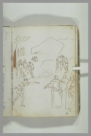 Saint Filippo Benizzi donnant son manteau à un lépreux, image 2/2