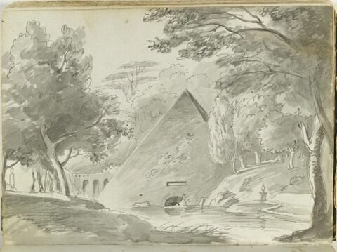 Pyramide dans un paysage, image 1/2